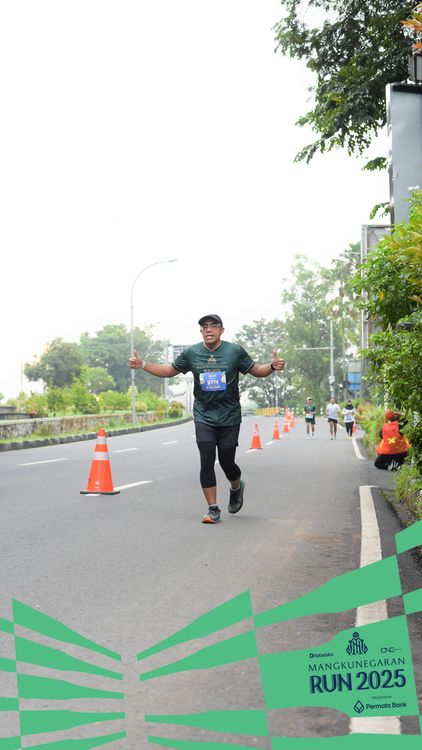 Race photo from Mangkunegaran Run 2025
