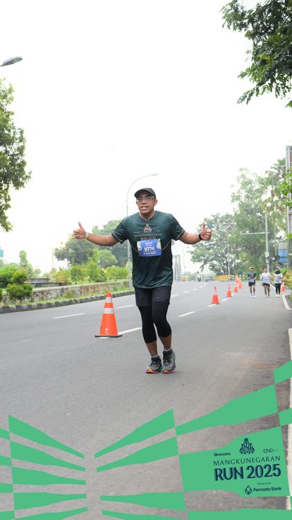 Race photo from Mangkunegaran Run 2025