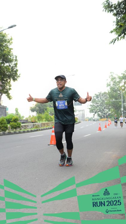 Race photo from Mangkunegaran Run 2025