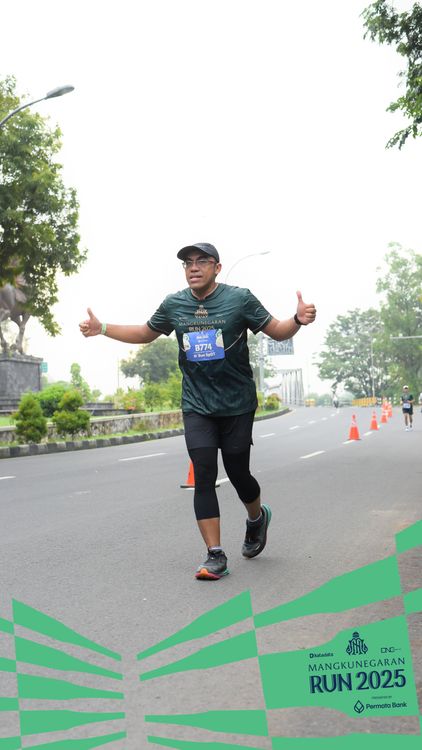 Race photo from Mangkunegaran Run 2025