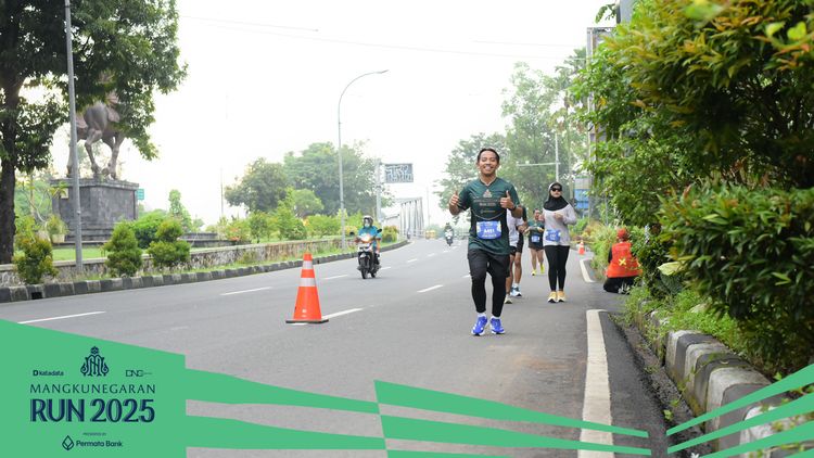 Race photo from Mangkunegaran Run 2025