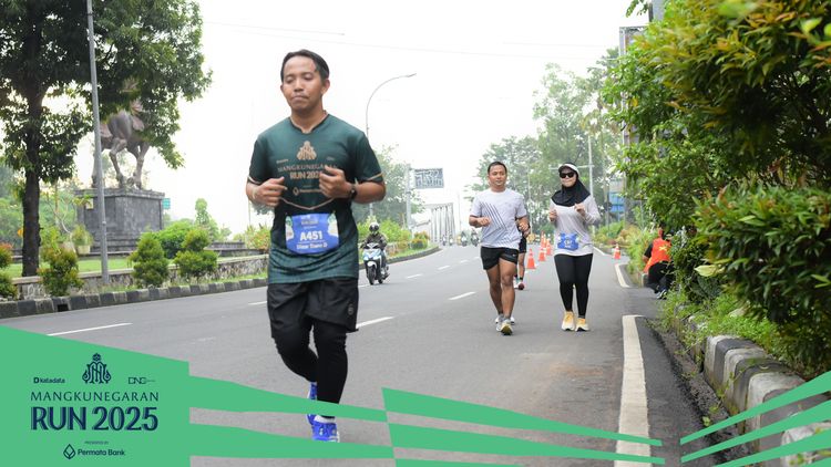 Race photo from Mangkunegaran Run 2025