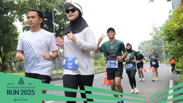 Race photo from Mangkunegaran Run 2025