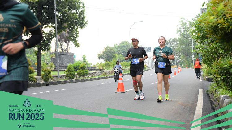 Race photo from Mangkunegaran Run 2025