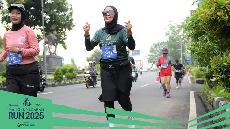 Race photo from Mangkunegaran Run 2025