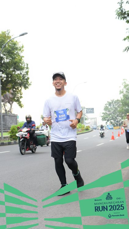Race photo from Mangkunegaran Run 2025