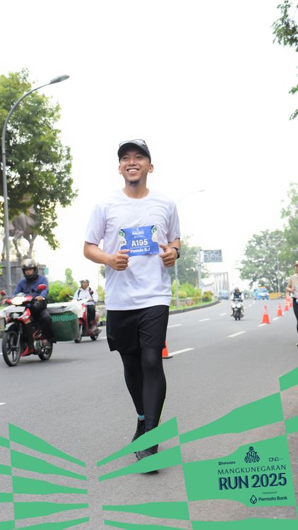 Race photo from Mangkunegaran Run 2025