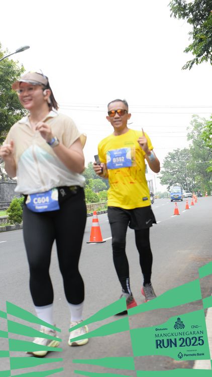 Race photo from Mangkunegaran Run 2025