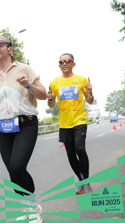 Race photo from Mangkunegaran Run 2025