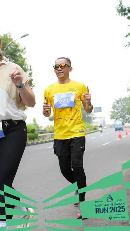 Race photo from Mangkunegaran Run 2025