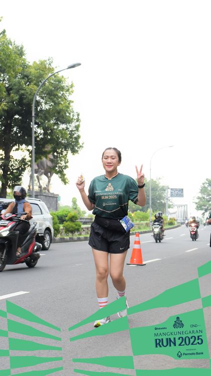 Race photo from Mangkunegaran Run 2025