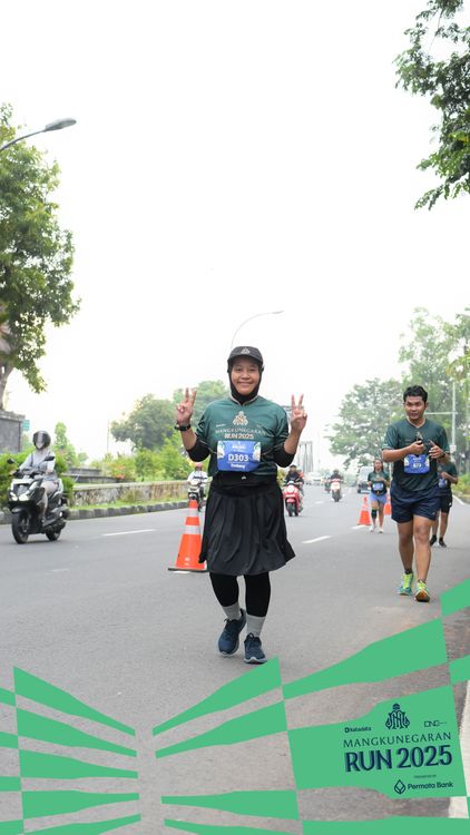 Race photo from Mangkunegaran Run 2025