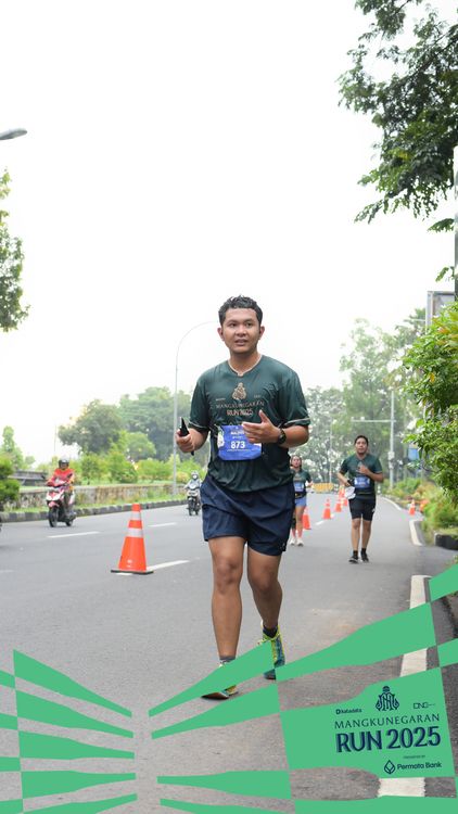 Race photo from Mangkunegaran Run 2025