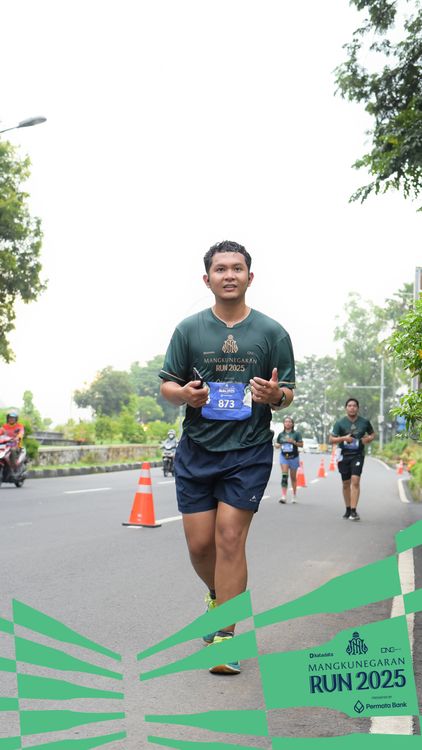 Race photo from Mangkunegaran Run 2025