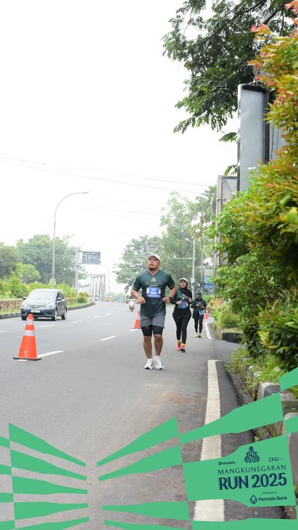 Race photo from Mangkunegaran Run 2025