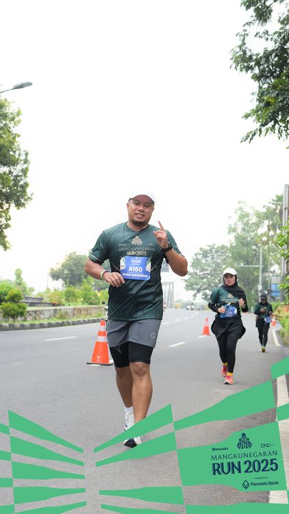 Race photo from Mangkunegaran Run 2025