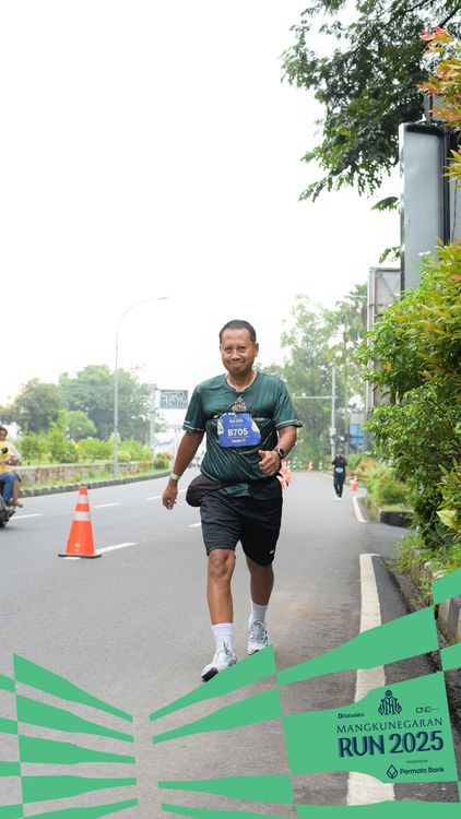 Race photo from Mangkunegaran Run 2025