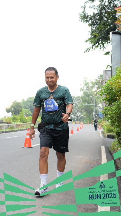 Race photo from Mangkunegaran Run 2025