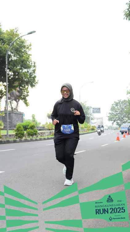 Race photo from Mangkunegaran Run 2025