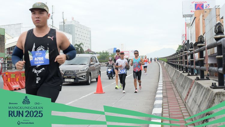 Race photo from Mangkunegaran Run 2025