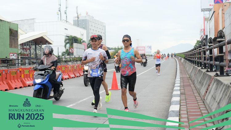 Race photo from Mangkunegaran Run 2025