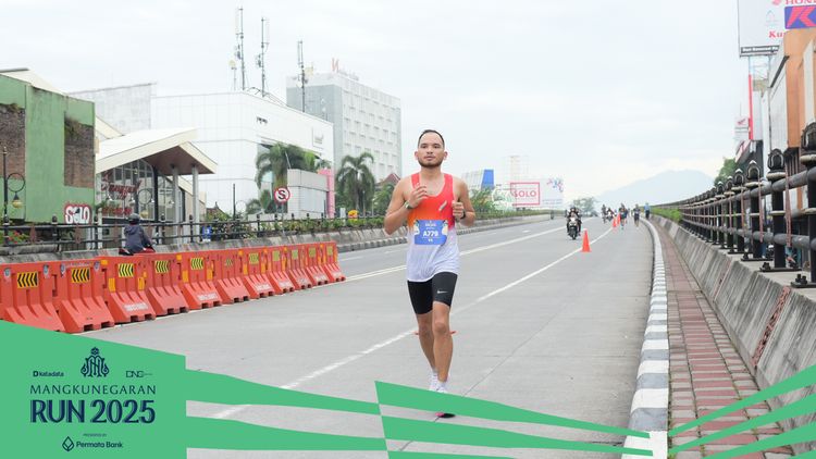 Race photo from Mangkunegaran Run 2025