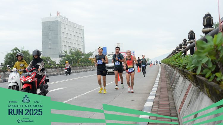 Race photo from Mangkunegaran Run 2025