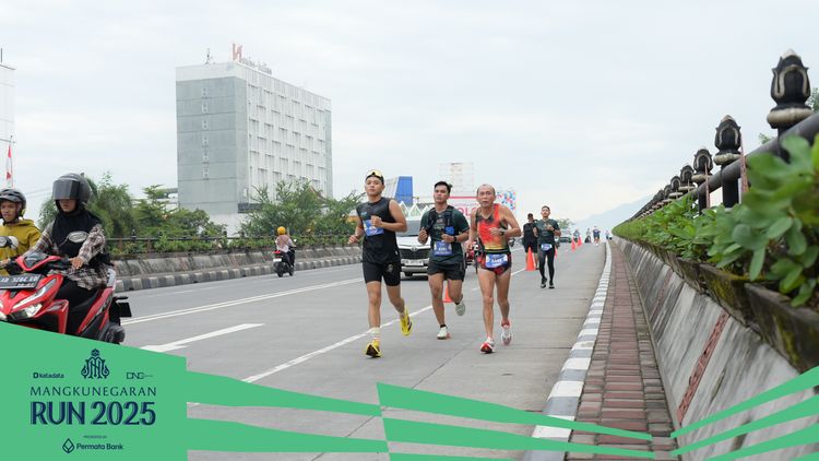 Race photo from Mangkunegaran Run 2025