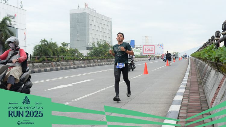 Race photo from Mangkunegaran Run 2025