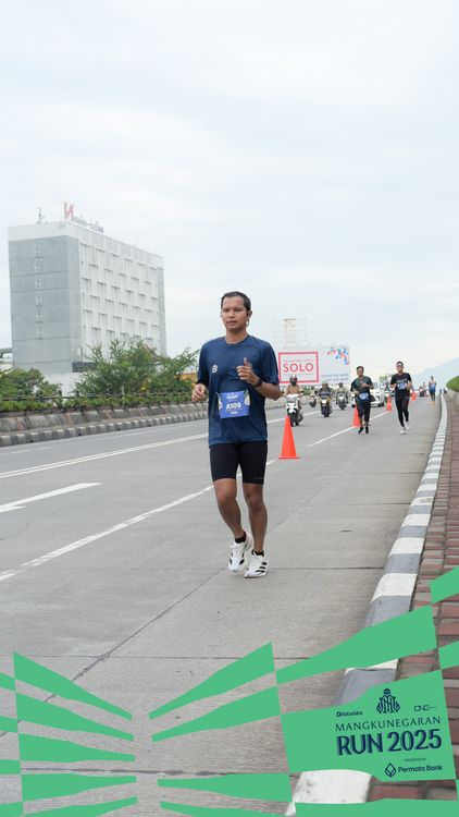 Race photo from Mangkunegaran Run 2025