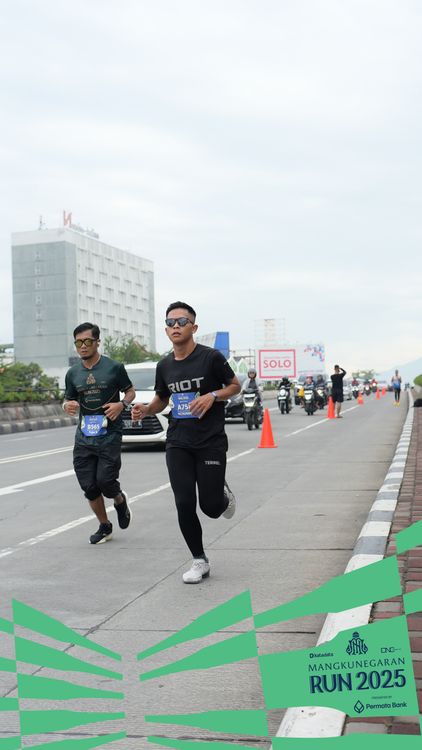 Race photo from Mangkunegaran Run 2025