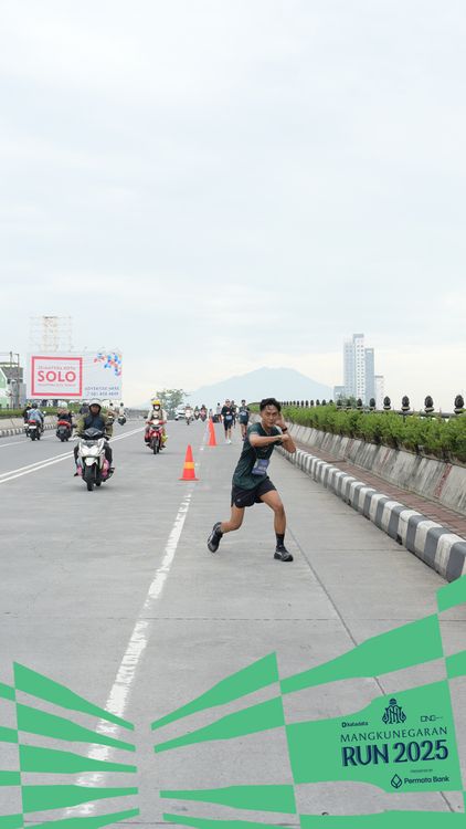 Race photo from Mangkunegaran Run 2025