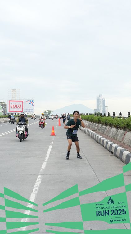 Race photo from Mangkunegaran Run 2025