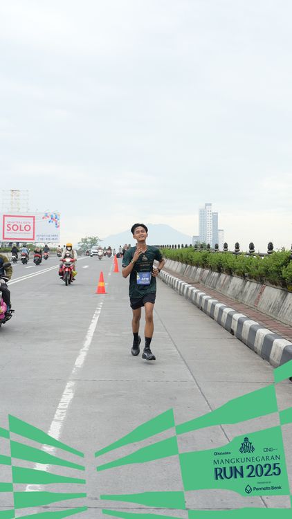 Race photo from Mangkunegaran Run 2025