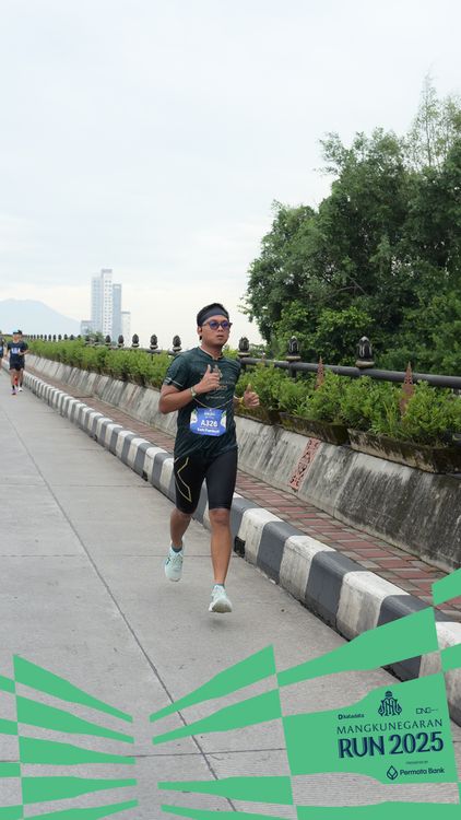 Race photo from Mangkunegaran Run 2025