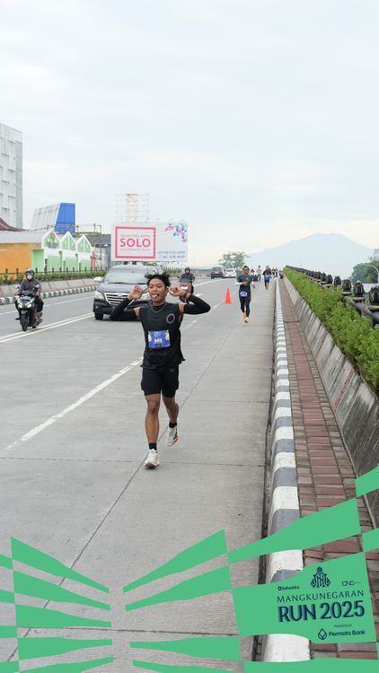 Race photo from Mangkunegaran Run 2025