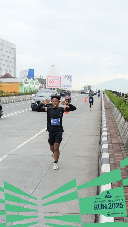 Race photo from Mangkunegaran Run 2025