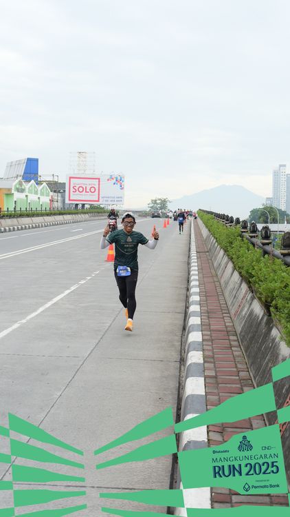 Race photo from Mangkunegaran Run 2025