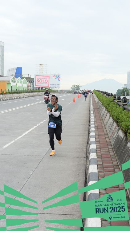 Race photo from Mangkunegaran Run 2025