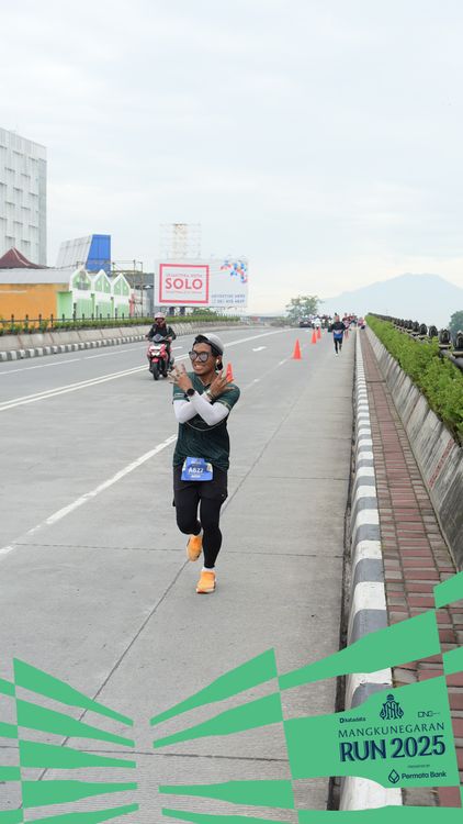 Race photo from Mangkunegaran Run 2025