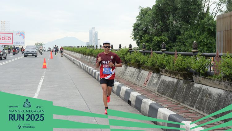 Race photo from Mangkunegaran Run 2025