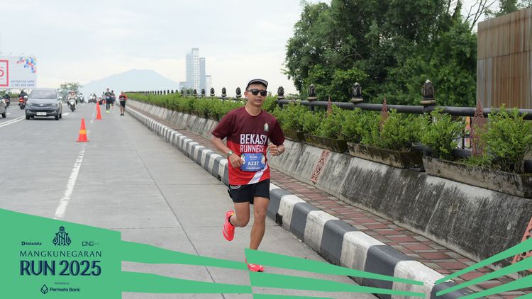 Race photo from Mangkunegaran Run 2025