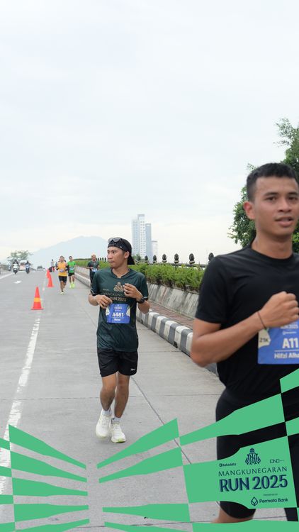 Race photo from Mangkunegaran Run 2025