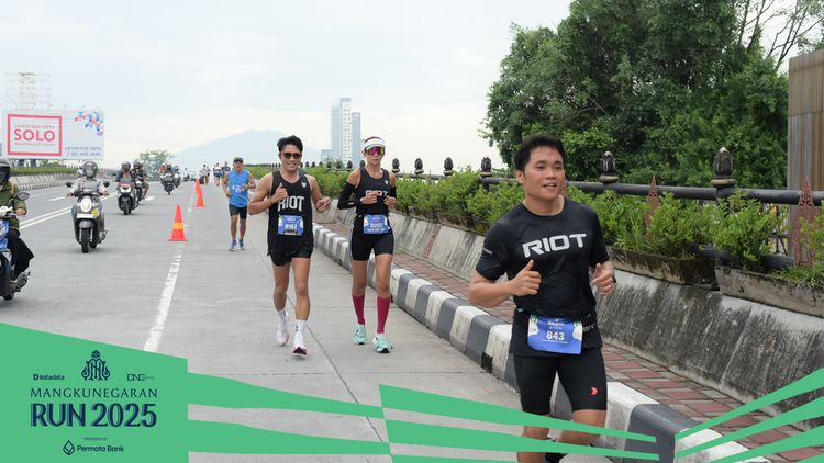 Race photo from Mangkunegaran Run 2025