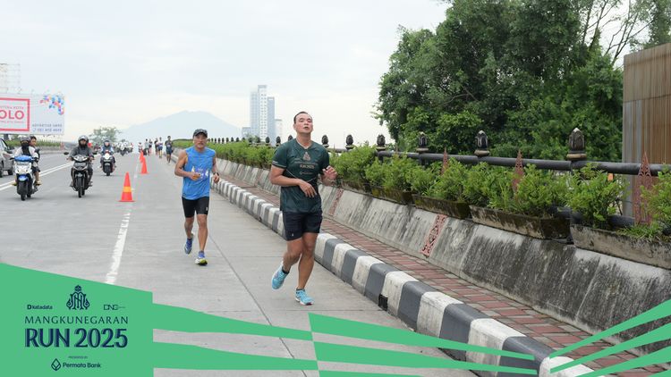 Race photo from Mangkunegaran Run 2025