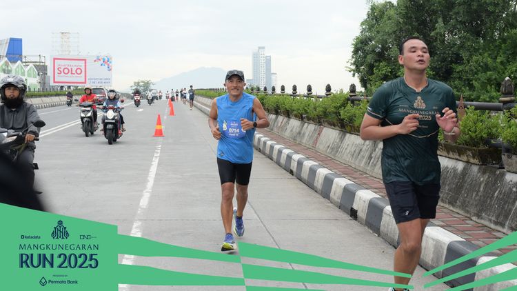Race photo from Mangkunegaran Run 2025