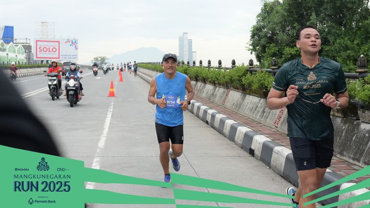 Race photo from Mangkunegaran Run 2025