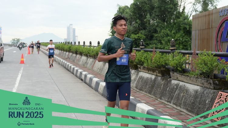 Race photo from Mangkunegaran Run 2025