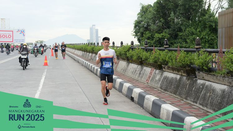 Race photo from Mangkunegaran Run 2025
