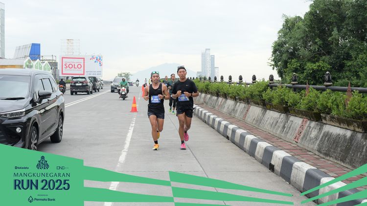 Race photo from Mangkunegaran Run 2025